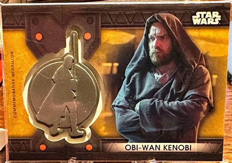 2023 TOPPS OBI-WAN KENOBI MEDALLION CARD #CM-1 OBI-WAN KENOBI 04/10 for ...