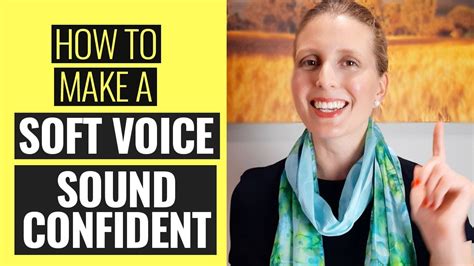 HOW TO MAKE A SOFT VOICE SOUND CONFIDENT: 5 Tips for a Confident Voice - YouTube