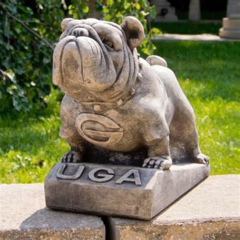 Georgia Bulldogs Vintage Mascot Garden Statue