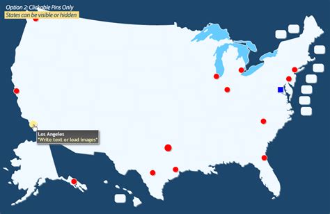 Interactive US Map - Clickable States / Cities by Art101 | CodeCanyon