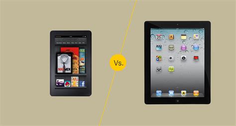 Amazon Kindle Fire vs. iPad 2