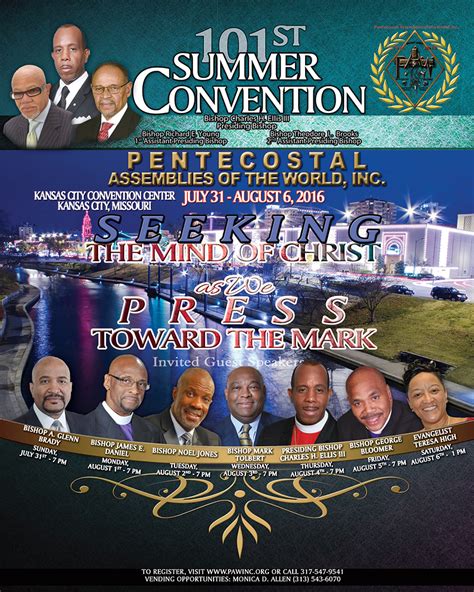 Pentecostal Assemblies of the World Inc Summer Convention | The New Bethel Church