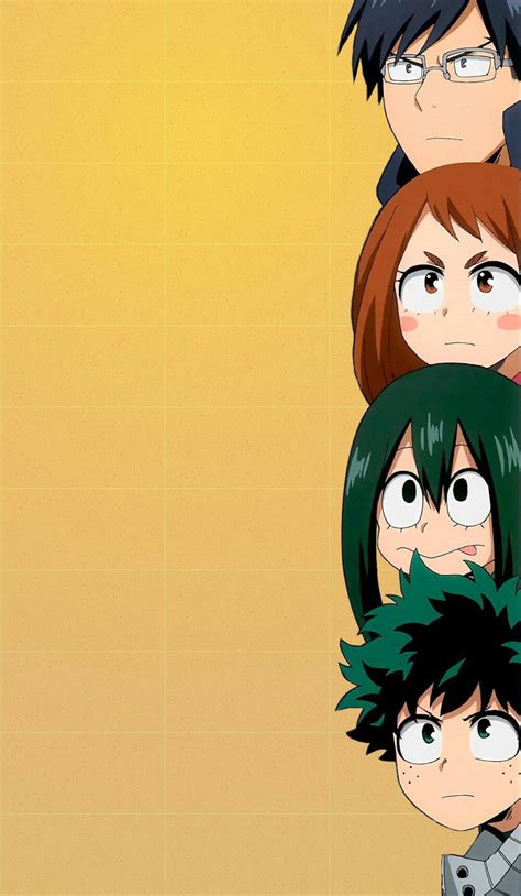 Download Deku Squad My Hero Academia iPhone Wallpaper | Wallpapers.com