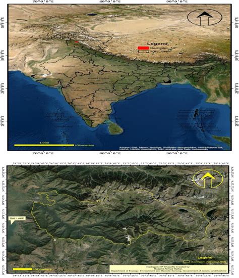 Map showing location of Dachigam National Park. | Download Scientific ...