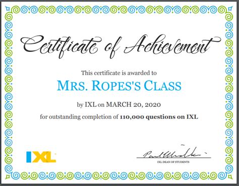 IXL Awards