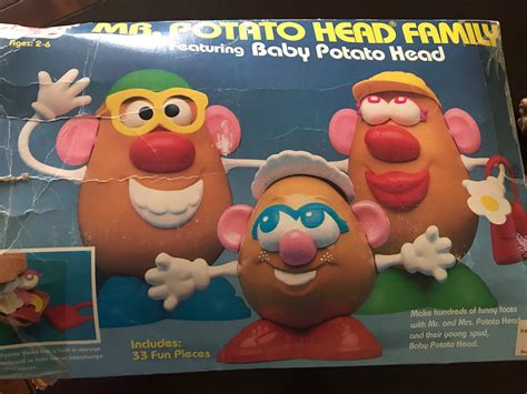 Vintage MR POTATO HEAD Family Set of 4 With Pieces and Parts Intact ...