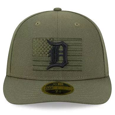 Men's New Era Green Detroit Tigers 2023 Armed Forces Day Low Profile 59FIFTY Fitted Hat