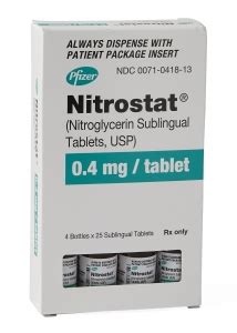 Nitrostat Sublingual Tablets | Medline Industries, Inc.