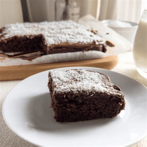 Chocolate Coconut Cake Squares Recipe - Baking Made Simple Bakeomaniac