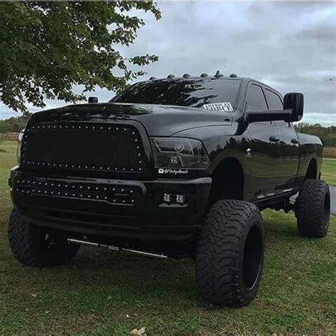 Custom Lifted Black Dodge Ram 2500 Cummins Diesel Truck