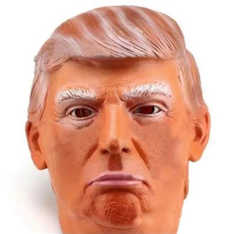 1PC Donald Trump Mask Billionaire Presidential Costume Latex Coslay Full head Adult Mask For ...