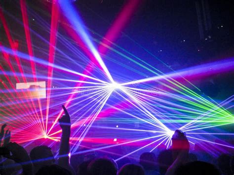 Nightclub / Rave Lasers, People Having Fun. Colourful Nightclub lasers shining d , #Ad, #Pe ...