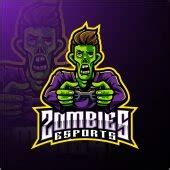 Zombies Clan Esports Mascot Logo – GraphicsFamily
