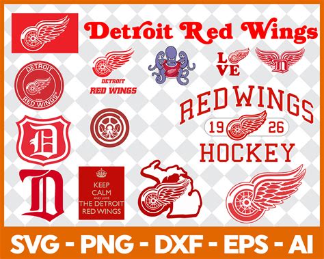 DETROIT RED WINGS NHL SVG ,SVG Files For Silhouette, Files For Cricut ...