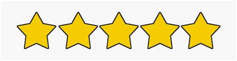 Five Stars Clipart - 5 Star Review Transparent PNG Image | Transparent PNG Free Download on SeekPNG