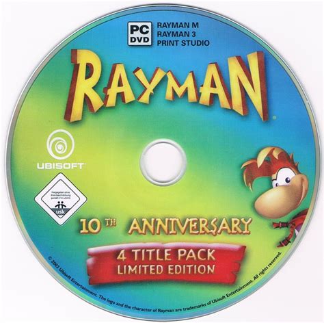 Rayman: 10th Anniversary Collection cover or packaging material - MobyGames