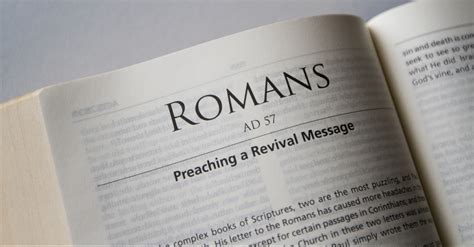 Book Of Romans Summary By Chapter - Paul S Letter To The Romans ...