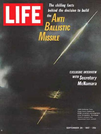 Life Magazine Copyright 1967 Anti Ballistic Missile Test | Mad Men Art | Vintage Ad Art Collection