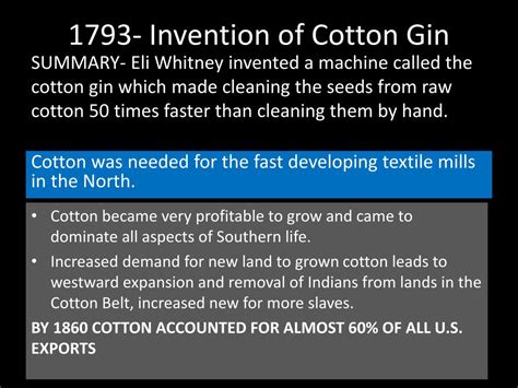 PPT - 1793- Invention of Cotton Gin PowerPoint Presentation, free download - ID:5985579