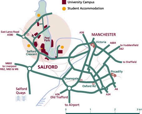 the location of University of Salford