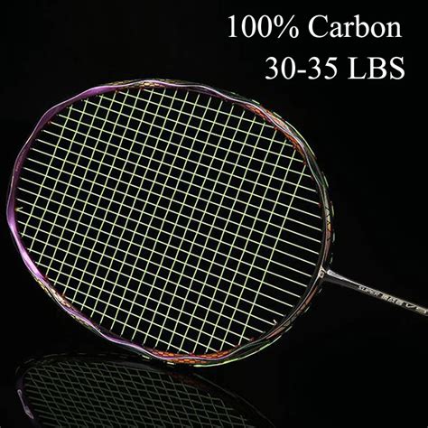 Badminton Racket Carbon Badminton Racquet Sports + String-in Badminton ...