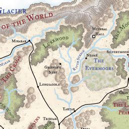 Interactive Map Of Faerun - Map Of New Mexico