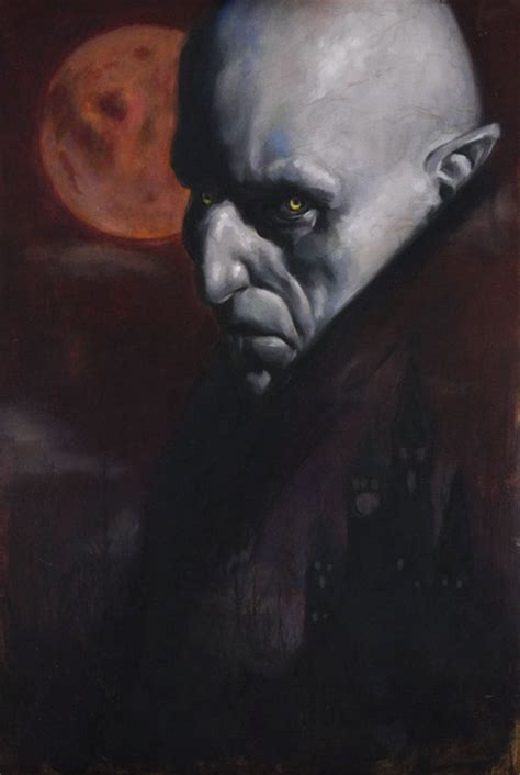 Gothic Nosferatu Vampire Painting