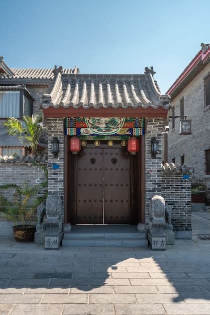 Premium Photo | Chinese classical courtyard architecture landscape