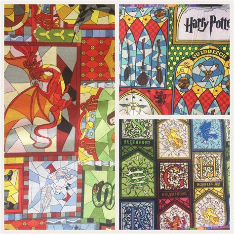 1/2 Yard Harry Potter House Fabric / Fabric By The Yard | Etsy