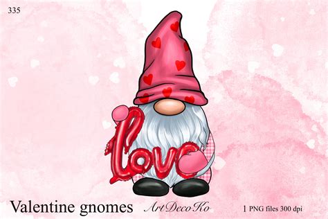 Valentines Day Gnomes Graphic by ArtDekoCo · Creative Fabrica