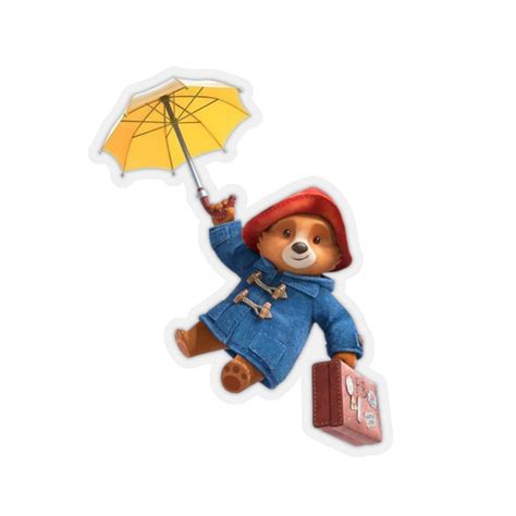 Paddington Bear Paddington Sticker Banksy Sticker Cartoon - Etsy