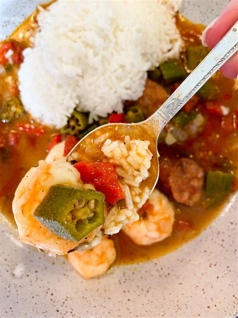 Easy Shrimp & Andouille Sausage Gumbo - DeSocio in the Kitchen