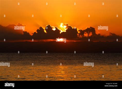 Beautiful sunset over sea, Madagascar Stock Photo - Alamy