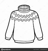 Printable Ugly Sweater Coloring Page sketch template
