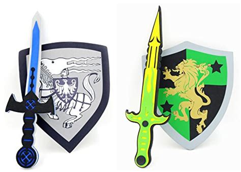 lausomile Foam Swords and Shields for Boys Kids Sword and Shield Toy Set Pretend - Educational ...