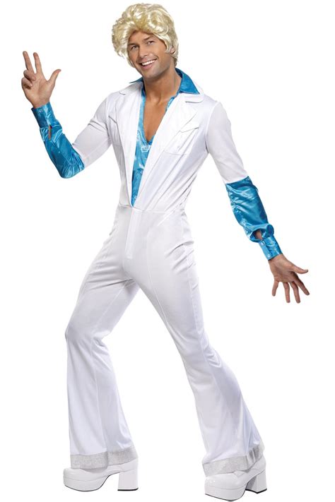 Abba Super 70s Pop Star Disco Jumpsuit Costume Party Fancy Dress Up ...