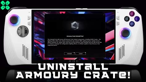 How to Uninstall Armoury Crate on Asus ROG Ally