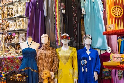 Mannequins Outside a Clothing Store on El Moez Street in Old Cairo Editorial Stock Image - Image ...