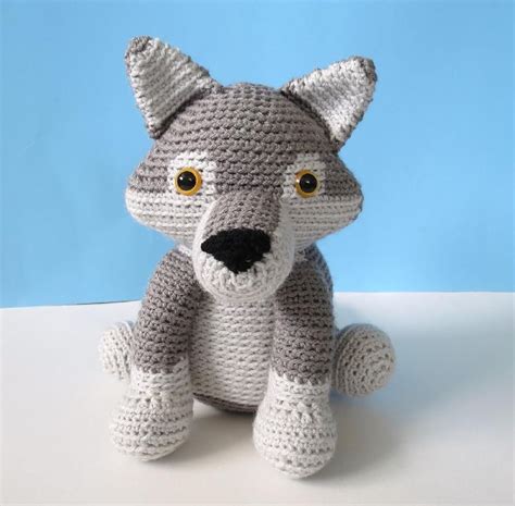 Wolf Crochet Pattern Free It Is An Illustrated Crochet Pattern With Sewing Instructions, Written ...