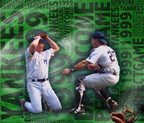 David Cone Yankees Perfect Game 1999 Painting by Tony Rubino