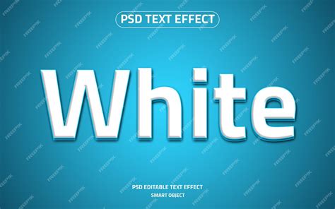 Premium PSD | White logo text effect