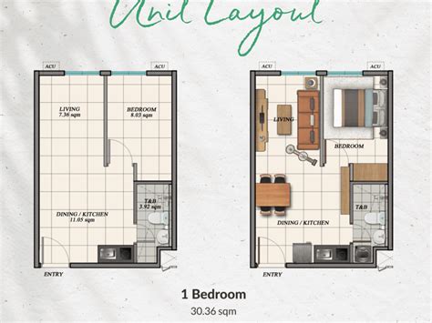 One Bedroom Condo Floor Plan | www.cintronbeveragegroup.com