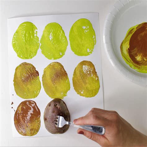 Potato Prints - Grow Good Humans