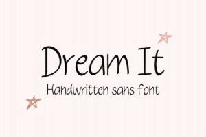 Dream Avenue Font - Dafont101