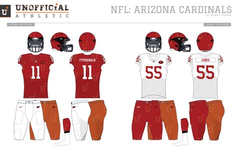 UNOFFICiAL ATHLETIC | Arizona Cardinals Rebrand