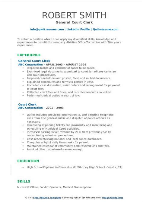 15 Cover Letter Court Clerk | Cover Letter Example : Cover Letter Example