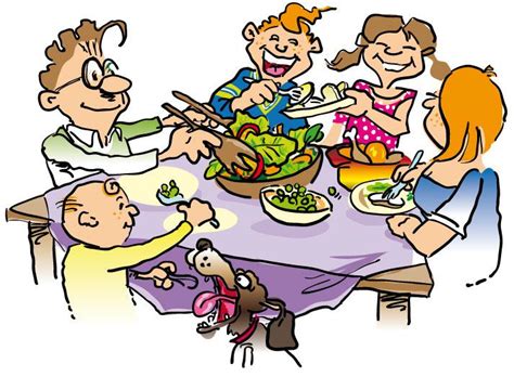 Family meal clipart | Clipart Panda - Free Clipart Images