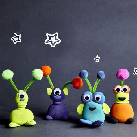 Let the kids make their own alien creatures with air dry clay. Learn ...