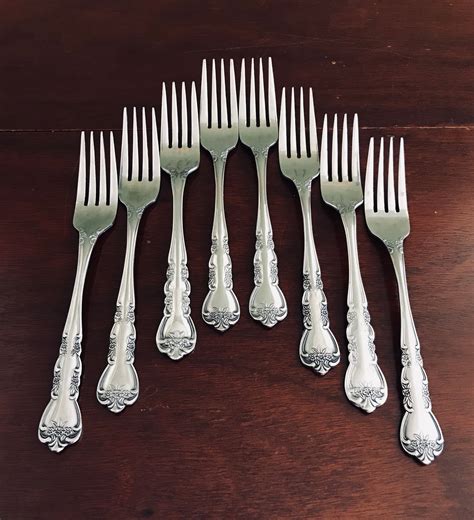 Vintage Stainless Flatware Set, Rogers Delight Flatware, Service for 8 ...