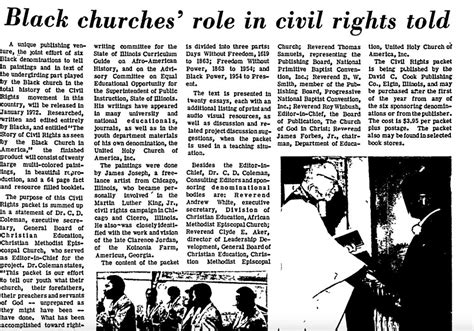 The Impact of the Black Church in Civil Rights | Music 345: Race, Identity, and Representation ...